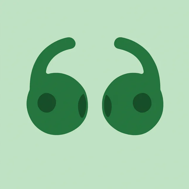 Apple AirPods 3 Silicone Ear Covers — Green Silicone