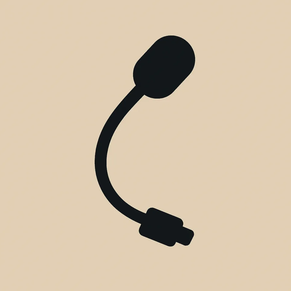 HyperX Cloud flight Replacement Boom Microphone — Black King Design placeholder