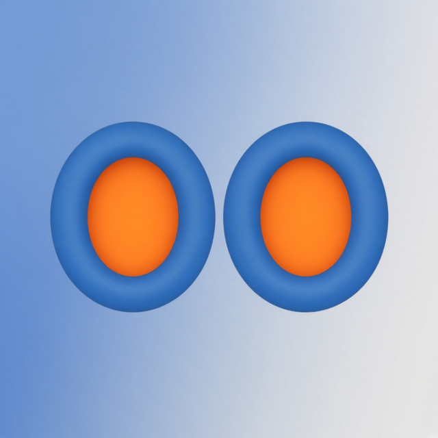 Anker Life Q10 Replacement Ear Pads — Blue Leather