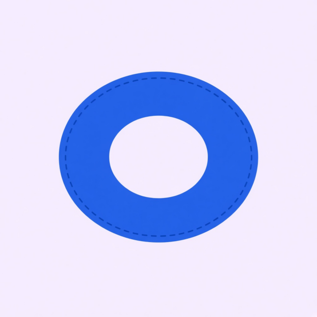 Anker Q30 Q35 Replacement Ear Pads — Blue Leather Stitched
