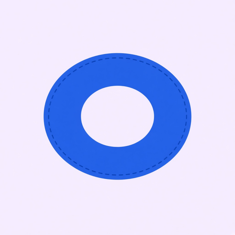 Anker Q30 Q35 Replacement Ear Pads — Blue Leather Stitched placeholder