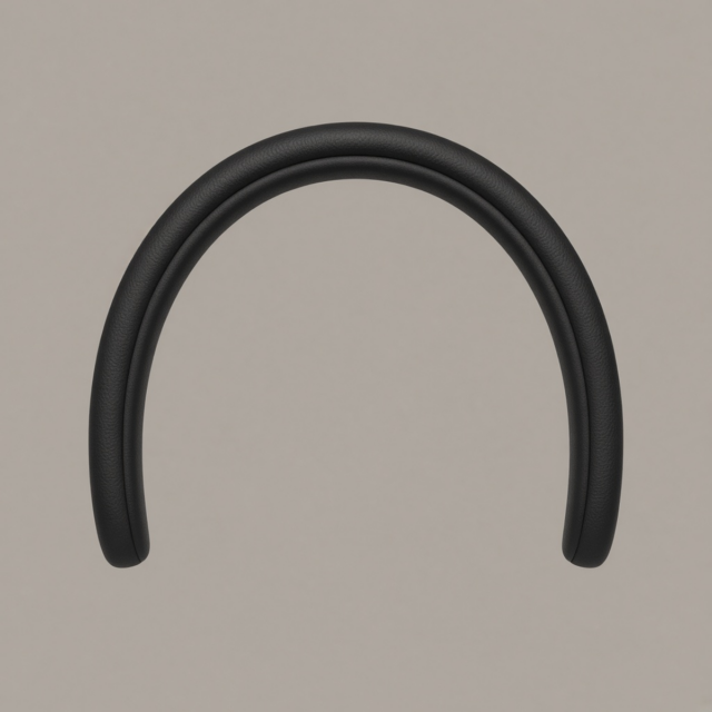 Denon D1100 D2000 Replacement Headband — Black Leather