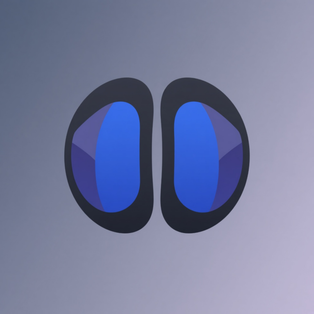 Jabra MOVE Replacement Ear Pads — Black Blue Interior