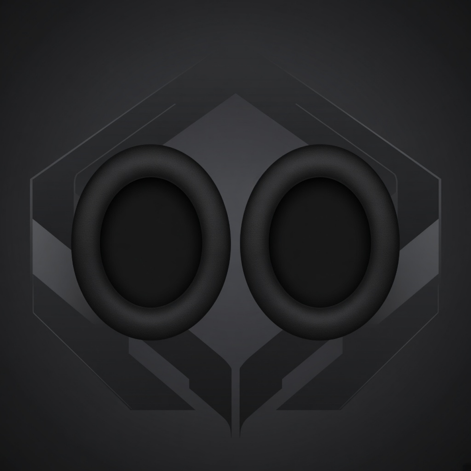 JBL quantum 350W Replacement Ear Pads — Black Leather placeholder