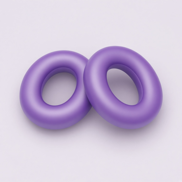 JBL JR-460NC Replacement Ear Pads — Purple Leather Variant 2