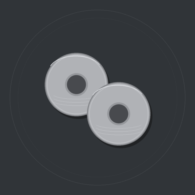 JBL LIVE-460NC Replacement Ear Pads — Gray Leather