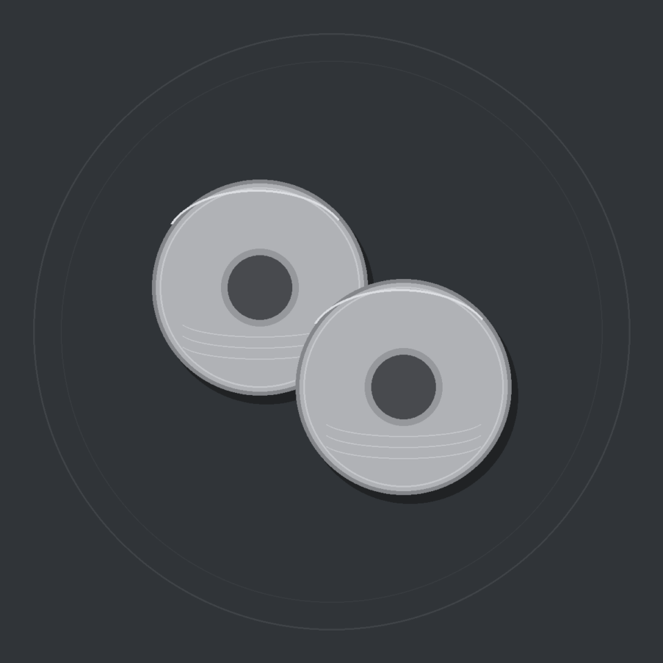 JBL LIVE-460NC Replacement Ear Pads — Gray Leather placeholder