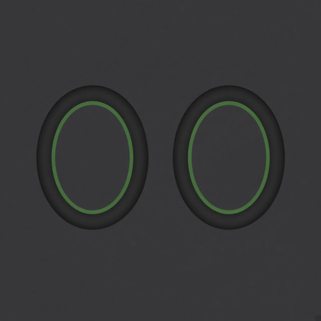 JBL quantum 910 zelenym Replacement Ear Pads — Black Leather Variant 2