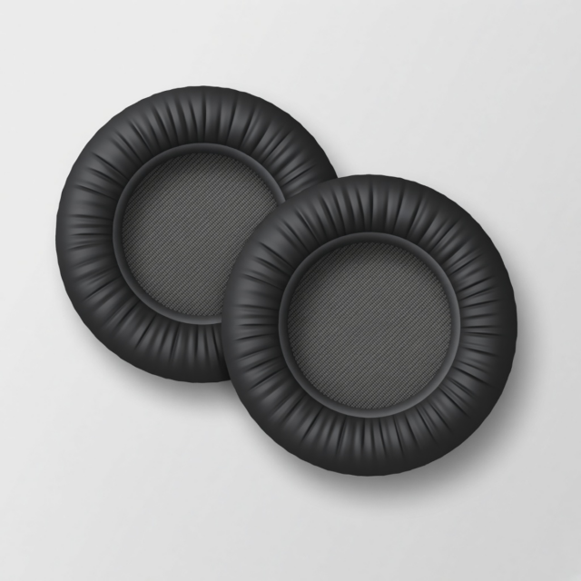 Logitech 960 Replacement Ear Pads — Black Leather USB