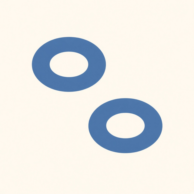 Logitech G433 G230 Replacement Ear Pads — Blue Fabric