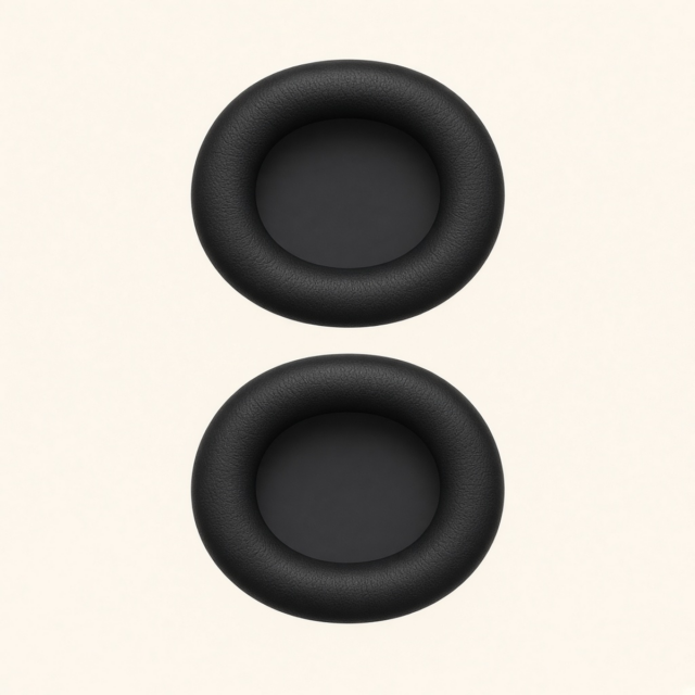 Marshall monitor II ANC Replacement Ear Pads — Black Leather Variant 2