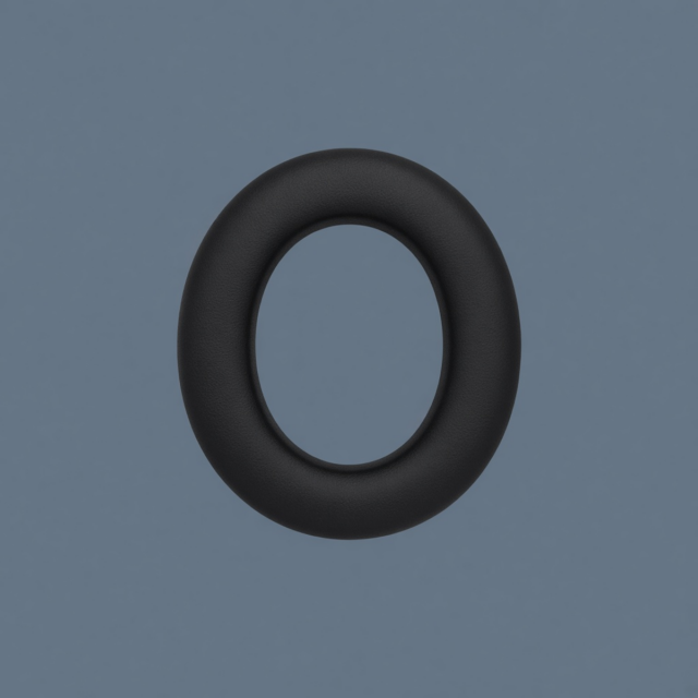 Sony L600 Replacement Ear Pads — Black Leather