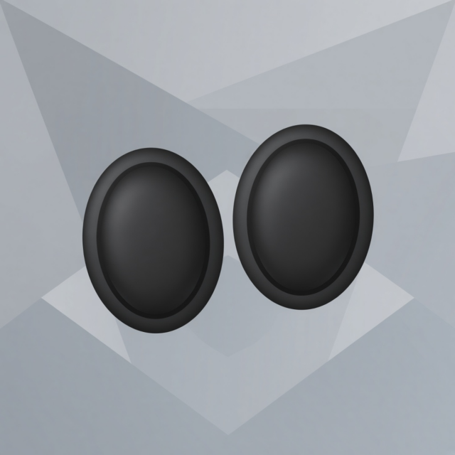 Jabra ELITE-45H Replacement Ear Pads — Black Leather
