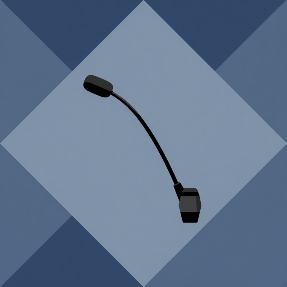 Logitech G233 G433 Replacement Boom Microphone — Black placeholder
